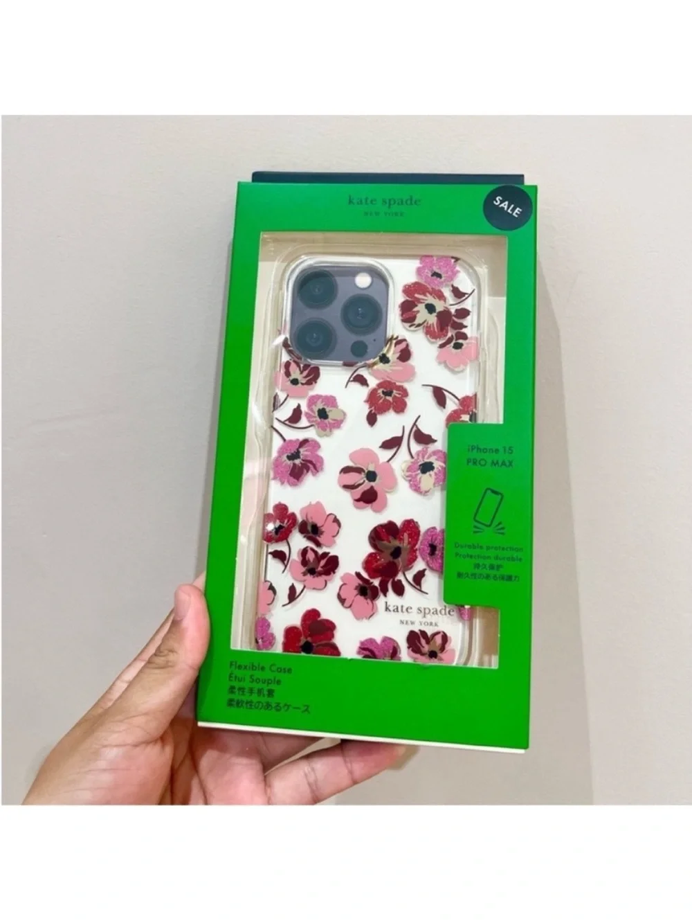 Kate Spade Fall Poppies iPhone 15 Pro Max Case